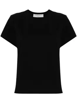 Golden Goose футболка с эффектом потертости, черный