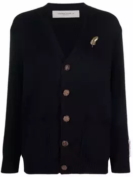 Golden Goose кардиган с V-образным вырезом, синий