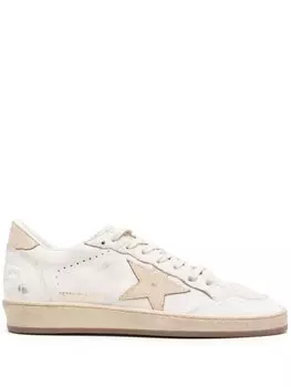 Golden Goose кеды Ball Star с эффектом кракле, белый