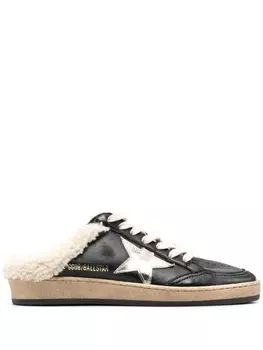 Golden Goose кеды Ball Star Sabot, черный