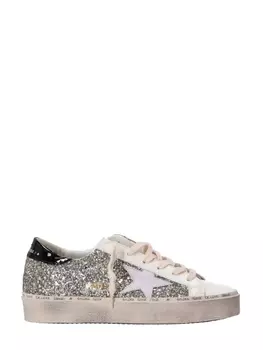 Golden Goose кеды Hi Star с блестками, серебристый