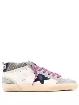 Golden Goose кеды Mid Star, нейтральный цвет