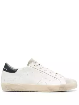 Golden Goose кеды Super-Star с эффектом потертости, белый