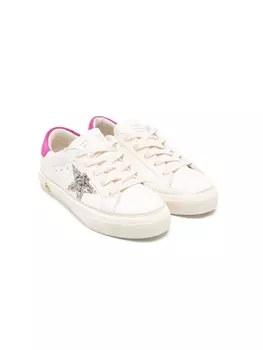 Golden Goose Kids кеды May Young, белый