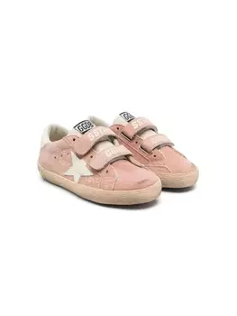 Golden Goose Kids кеды Old School, розовый