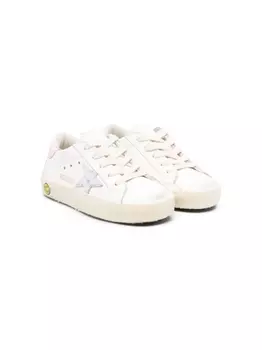Кеды детские Golden Goose Kids с нашивкой, белый