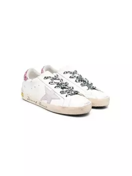 Golden Goose Kids кеды Super-Star, белый