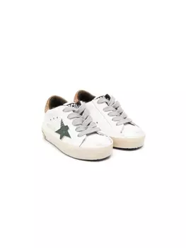 Golden Goose Kids кеды Super-Star Junior, белый