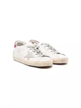 Golden Goose Kids кеды Superstar, белый
