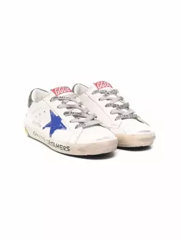 Golden Goose Kids кеды Superstar, белый