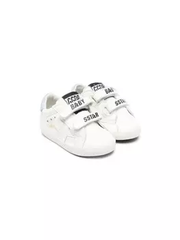 Golden Goose Kids комплект из кедов и пары носков с логотипом, белый