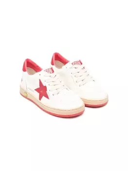 Golden Goose Kids кроссовки Ball Star, белый