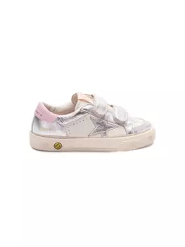 Golden Goose Kids кроссовки May Star, серебристый