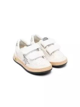 Golden Goose Kids кроссовки с блестками, белый