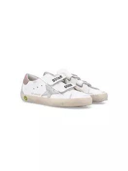 Golden Goose Kids кроссовки старой школы, белый