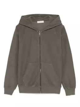 Golden Goose Kids толстовка с капюшоном и нашивкой-логотипом, зеленый