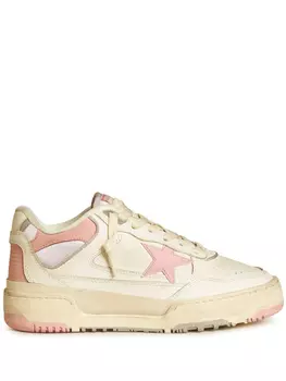 Golden Goose кожаные кроссовки, белый