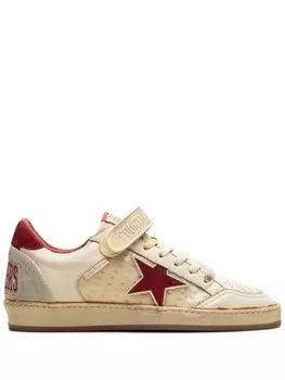 Golden Goose кроссовки Ball Star "Белый/Лед/Красный", нейтральный цвет