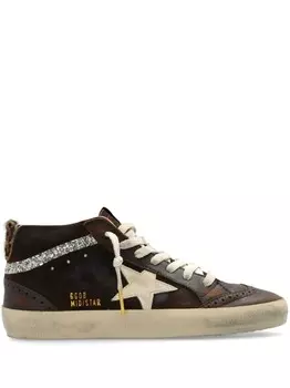 Golden Goose кроссовки Mid Star Classic, коричневый