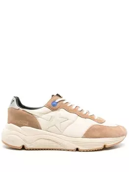 Golden Goose кроссовки Running с нашивкой, нейтральный цвет