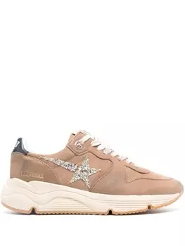 Golden Goose кроссовки Running Sole, коричневый