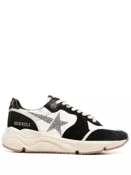 Кроссовки Golden Goose Running Sole, черный/серебристый