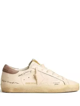 Golden Goose кроссовки Super Star Low, нейтральный цвет