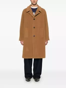 Golden Goose однобортное пальто, коричневый