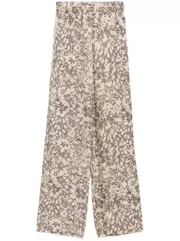 Golden Goose прямые брюки Brittany, нейтральный