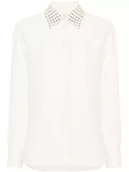 Golden Goose рубашка в клетку, белый