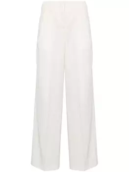 Golden Goose широкие брюки со складками, нейтральный цвет