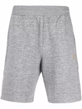 Golden Goose спортивные шорты с принтом, серый