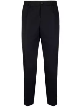 Golden Goose строгие брюки Milano прямого кроя, синий