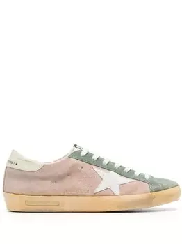 Golden Goose Super-Star low-top sneakers, розовый