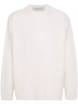Golden Goose свитер в рубчик, белый