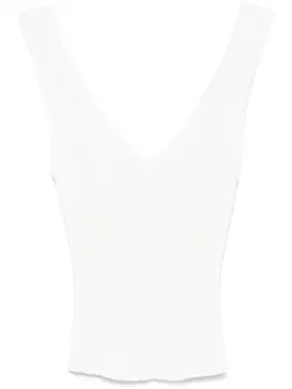 Golden Goose топ в рубчик, нейтральный цвет