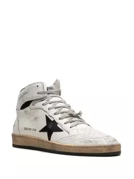 Golden Goose высокие кеды Sky-Star Multi-Color, белый