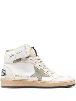 Golden Goose высокие кроссовки Sky-Star, белый
