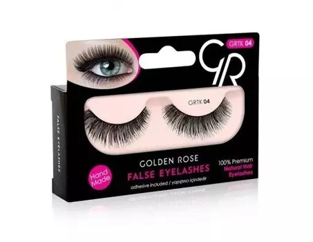 Golden Rose, False Eyelashes, накладные ресницы с клеем 04