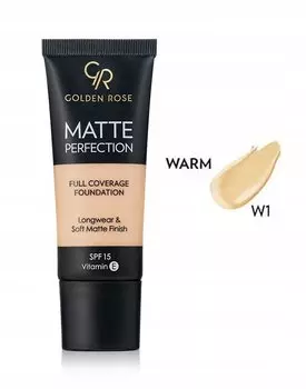 GOLDEN ROSE FOUNDATION MATTE PERFECTION W1