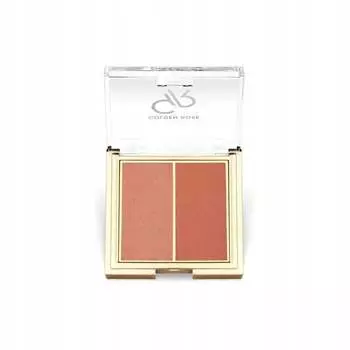 Golden Rose, Iconic Blush Duo, прессованные румяна, персиково-коралловый 02, 6 г