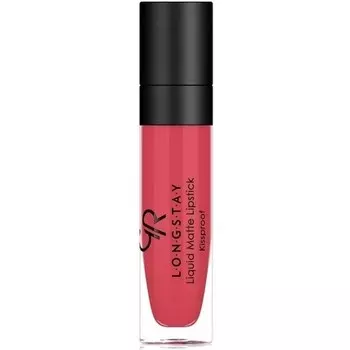 Golden Rose Кремовая стойкая жидкая матовая губная помада с витамином Е и маслом авокадо Kissproof Moisturizer Full Coverage 5,5 мл Pink 32