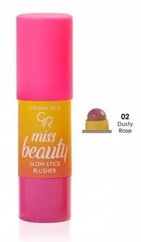 GOLDEN ROSE Miss Beauty Glow Stick румяна-стик 02 Пыльная роза 6г Inna Marka