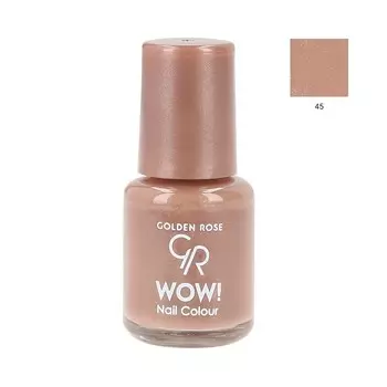 Golden Rose, Wow Nail Color, лак для ногтей 45, 6 мл