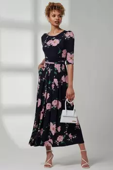 Голди в трикотаже с рукавами 3/4 Jolie Moi, синий