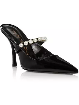 GOLDIE 100 Женские лакированные туфли из лакированной кожи Stuart Weitzman, черный