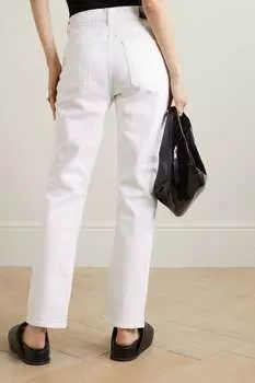 GOLDSIGN узкие джинсы Morgan с высокой посадкой, белый