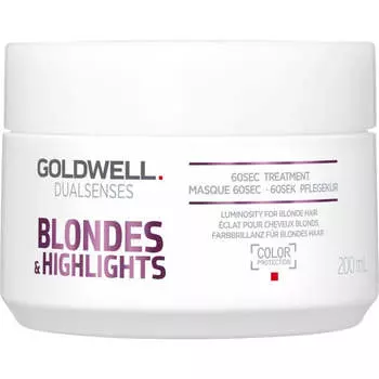 Goldwell Dualsenses Blondes&Highlights 60sec Treatment 60-секундный уход для светлых и мелированных волос 200мл