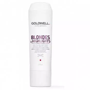 Goldwell Dualsenses Blondes & Highlights Anti-Yellow Кондиционер для светлых волос, нейтрализующий желтый оттенок 200мл