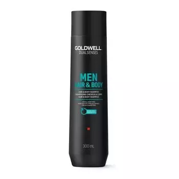 Goldwell Dualsenses Men шампунь для волос и тела для мужчин, 300 мл
